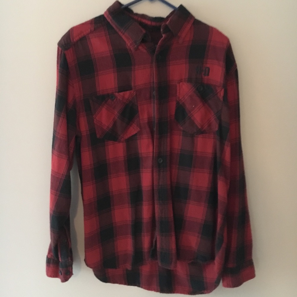 Red Harley Davidson Flannel